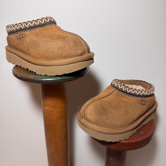 UGG Tasman II Toddler Suede Slipper CHESTNUT / SIZE 6 - Picture 1 of 11
